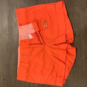 Orange Lilly Pulitzer Barclay Shorts size 0